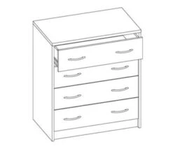 Feldmann-Wohnen Kommode Sideboard Anrichte 74cm 2-türig -Mytoys Home Store 31279711 03