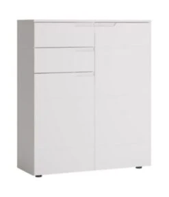 Feldmann-Wohnen Kommode Paris Highboard 100x40x120cm 2-türig Grifflos