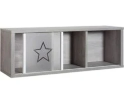 Schardt Wandregal ECO STAR, Driftwood/weiß