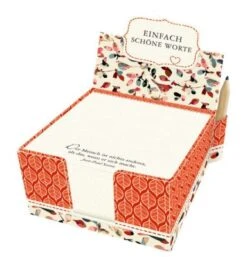Coppenrath Verlag Zettelkästchen Einfach Schöne Worte, 300 Blatt