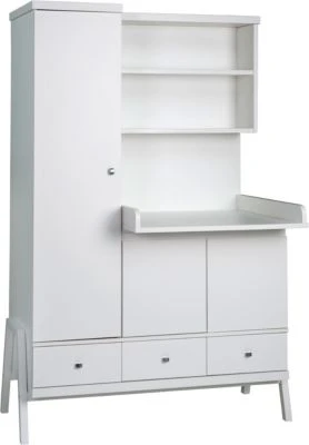 Schardt Schrank-/Wickelkombination Holly White, Umbaubar, Weiß 3 Schardt Schrank-/Wickelkombination Holly White, Umbaubar, Weiß