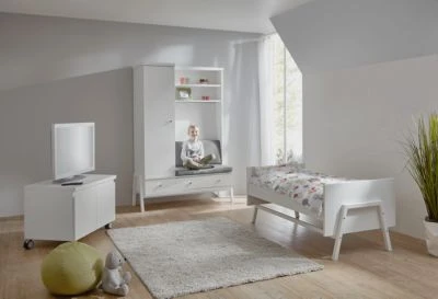 Schardt Schrank-/Wickelkombination Holly White, Umbaubar, Weiß 4 Schardt Schrank-/Wickelkombination Holly White, Umbaubar, Weiß – Bild 2