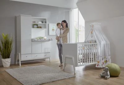 Schardt Schrank-/Wickelkombination Holly White, Umbaubar, Weiß 5 Schardt Schrank-/Wickelkombination Holly White, Umbaubar, Weiß – Bild 3