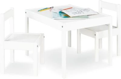 Pinolino Sitzgruppe Sina, 3-tlg., Kiefer, Weiß 3 Pinolino Sitzgruppe Sina, 3-tlg., Kiefer, Weiß