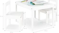 Pinolino Sitzgruppe Sina, 3-tlg., Kiefer, Weiß 7 Pinolino Sitzgruppe Sina, 3-tlg., Kiefer, Weiß -Mytoys Home Store 4077346 03