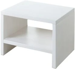 TICAA Nachttisch Harry, Kiefer Massiv Weiß