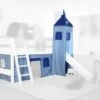 Relita Vorhangset Mit Turm Für Spielbetten, Delphin Blau