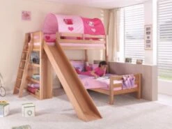 Relita Spielbett Sky, Buche Natur Lackiert, 90 X 200 Cm