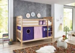 Relita Vorhangset Mit Turm Für Spielbetten, Rosa-violett