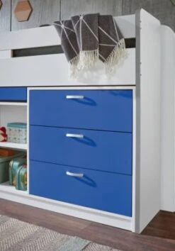 Relita Hochbett Bonny, Weiß/ Blau, 90 X 200 Cm 11 Relita Hochbett Bonny, Weiß/ Blau, 90 X 200 Cm -Mytoys Home Store 4204084 05