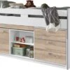 Relita Hochbett Bonny, Weiß/ Sonoma, 90 X 200 Cm -Mytoys Home Store 4204086 01