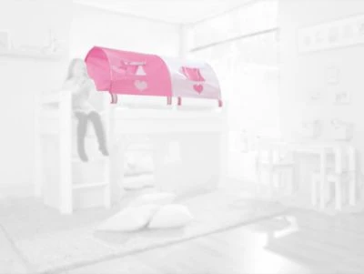 Relita Tunnel Inkl. LED-Beleuchtung Zu Hoch- & Etagenbetten, 150 Cm, Rosa-weiß 3 Relita Tunnel Inkl. LED-Beleuchtung Zu Hoch- & Etagenbetten, 150 Cm, Rosa-weiß