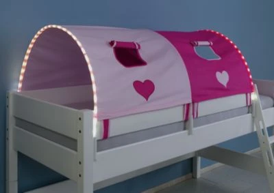 Relita Tunnel Inkl. LED-Beleuchtung Zu Hoch- & Etagenbetten, 150 Cm, Pink 3 Relita Tunnel Inkl. LED-Beleuchtung Zu Hoch- & Etagenbetten, 150 Cm, Pink
