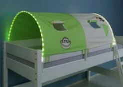 Relita Tunnel Inkl. LED-Beleuchtung Zu Hoch- & Etagenbetten, 150 Cm, Dschungel