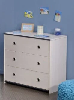 PARISOT Kommode Sideboard "Smoozy 9" Weiß