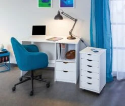 Inter Link Rollcontainer Massivholz, Weiß Lackiert 12 Inter Link Rollcontainer Massivholz, Weiß Lackiert -Mytoys Home Store 4568172 05