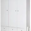 Schardt Kleiderschrank Holly White, 3-trg., Nachbildung /Massivholz Weiß -Mytoys Home Store 4569406 01