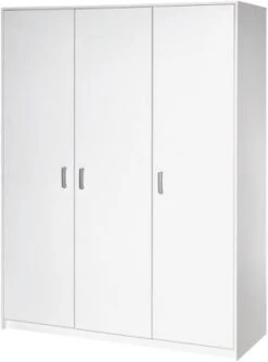 Schardt Kleiderschrank Classic White, 3-trg., Nachbildung Weiß