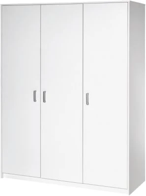 Schardt Kleiderschrank Classic White, 3-trg., Nachbildung Weiß 3 Schardt Kleiderschrank Classic White, 3-trg., Nachbildung Weiß