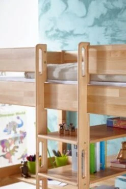 Relita Hochbett NOEL, Buche Massiv, Natur Lackiert -Mytoys Home Store 4577006 04