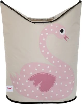 3 Sprouts Wäschekorb Schwan, 59 X 48 Cm 3 3 Sprouts Wäschekorb Schwan, 59 X 48 Cm