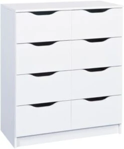 Inter Link Kommode Twedt, 8 Schubladen, Weiß