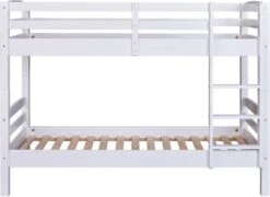 Inter Link Etagenbett Rick, Kiefer Massiv, Weiß, 90x190 Cm -Mytoys Home Store 5197026 05