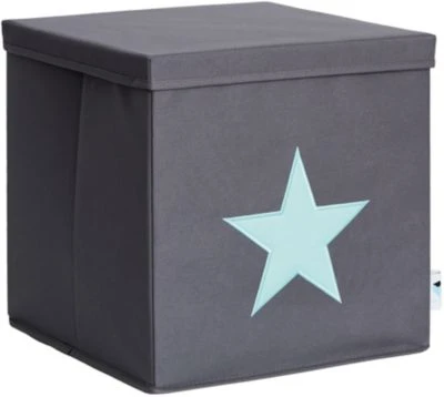 STORE IT! Ordnungsbox Stern, Mit Stabilem Deckel, Grau/mint 4 STORE IT! Ordnungsbox Stern, Mit Stabilem Deckel, Grau/mint – Bild 2