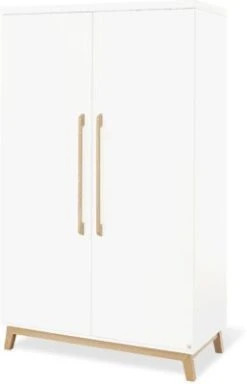 Pinolino Kleiderschrank RIVA, 2-türig, Esche Teilmassiv, Weiß Lackiert 8 Pinolino Kleiderschrank RIVA, 2-türig, Esche Teilmassiv, Weiß Lackiert -Mytoys Home Store 5378807 03