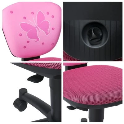 TOPSTAR Drehstuhl Ergokid 15 Jet, Schmetterlinge Pink 6 TOPSTAR Drehstuhl Ergokid 15 Jet, Schmetterlinge Pink – Bild 4