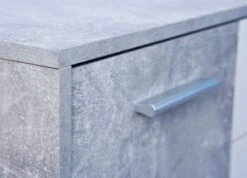 Inter Link Beton/Weiß Kommode "Chesa" 115x30x77 Cm -Mytoys Home Store 6917033 03