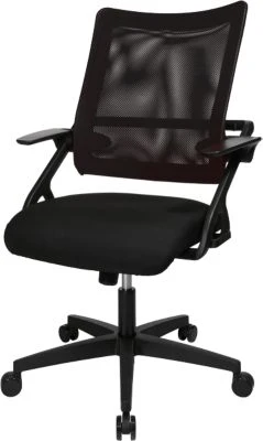 TOPSTAR Drehstuhl New S´move Black - Edition, Schwarz