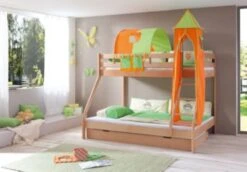Relita Betttasche Für Hoch- & Etagenbett, Grün/orange -Mytoys Home Store 7133471 03