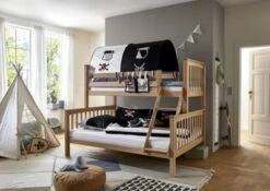 Relita 2er Tunnel Für Hoch-und Etagenbetten, Pirat, Schwarz/weiß, 150 Cm -Mytoys Home Store 7133482 03