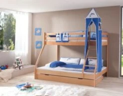 Relita Turmset Groß Für Spielbetten, Delphin, Blau/weiß