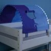 Relita Tunnel Inkl. LED-Beleuchtung Zu Hoch- & Etagenbetten, Delphin, Blau/hellblau, 75 Cm