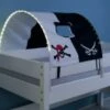 Relita Tunnel Inkl. LED-Beleuchtung Zu Hoch- & Etagenbetten, Pirat, Schwarz/weiß, 75 Cm -Mytoys Home Store 7133555 01