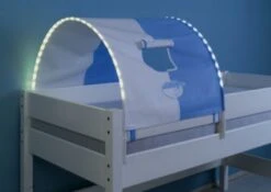 Relita Tunnel Inkl. LED-Beleuchtung Zu Hoch- & Etagenbetten, Boy, Hellblau/weiß, 75 Cm