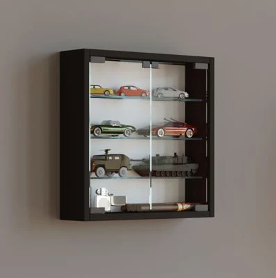 VCM Holz Glas Hängevitrine Wandvitrine Sammel Deko Sammler Vitrine Mandosa S 4 VCM Holz Glas Hängevitrine Wandvitrine Sammel Deko Sammler Vitrine Mandosa S – Bild 2