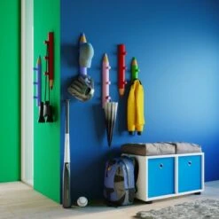 VCM Holz Hakenleiste Wandgarderobe Garderobenleiste Wandpaneel Flur Garderobe Stifto -Mytoys Home Store 7190269 03