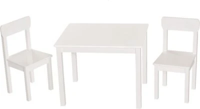 Roba Kindersitzgruppe 3-tlg., Weiß Lackiert 3 Roba Kindersitzgruppe 3-tlg., Weiß Lackiert