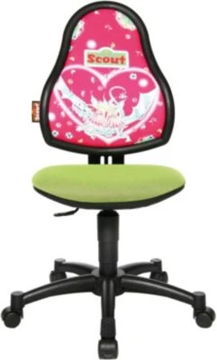 Drehstuhl Scout, Joy, Pink/grün