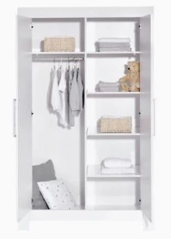 Schardt Kleiderschrank Nordic White, 2-türig, Weiß Lackiert -Mytoys Home Store 7920458 02