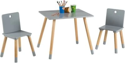 Roba Kindersitzgruppe, Grau/natur, 3-tlg. 4 Roba Kindersitzgruppe, Grau/natur, 3-tlg. – Bild 2
