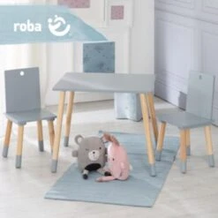 Roba Kindersitzgruppe, Grau/natur, 3-tlg. 10 Roba Kindersitzgruppe, Grau/natur, 3-tlg. -Mytoys Home Store 8831912 03