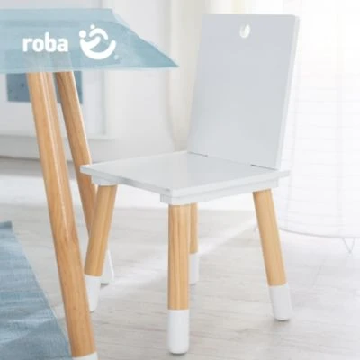 Roba Kindersitzgruppe, Weiß/natur, 3-tlg. 4 Roba Kindersitzgruppe, Weiß/natur, 3-tlg. – Bild 2