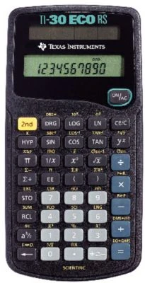 Texas Instruments Schulrechner TI 30 ECO RS, 10-stellig, Solarbetrieb