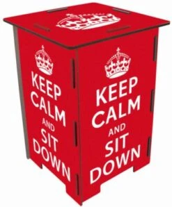 WERKHAUS® Photo-Hocker Keep Calm