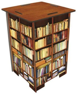 WERKHAUS® Photo-Hocker Bücherregal 3 WERKHAUS® Photo-Hocker Bücherregal