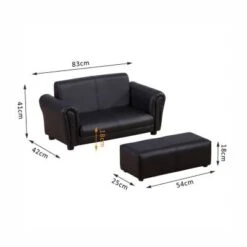 HOMCOM Kindersofa Mit Hocker -Mytoys Home Store 9472032 05